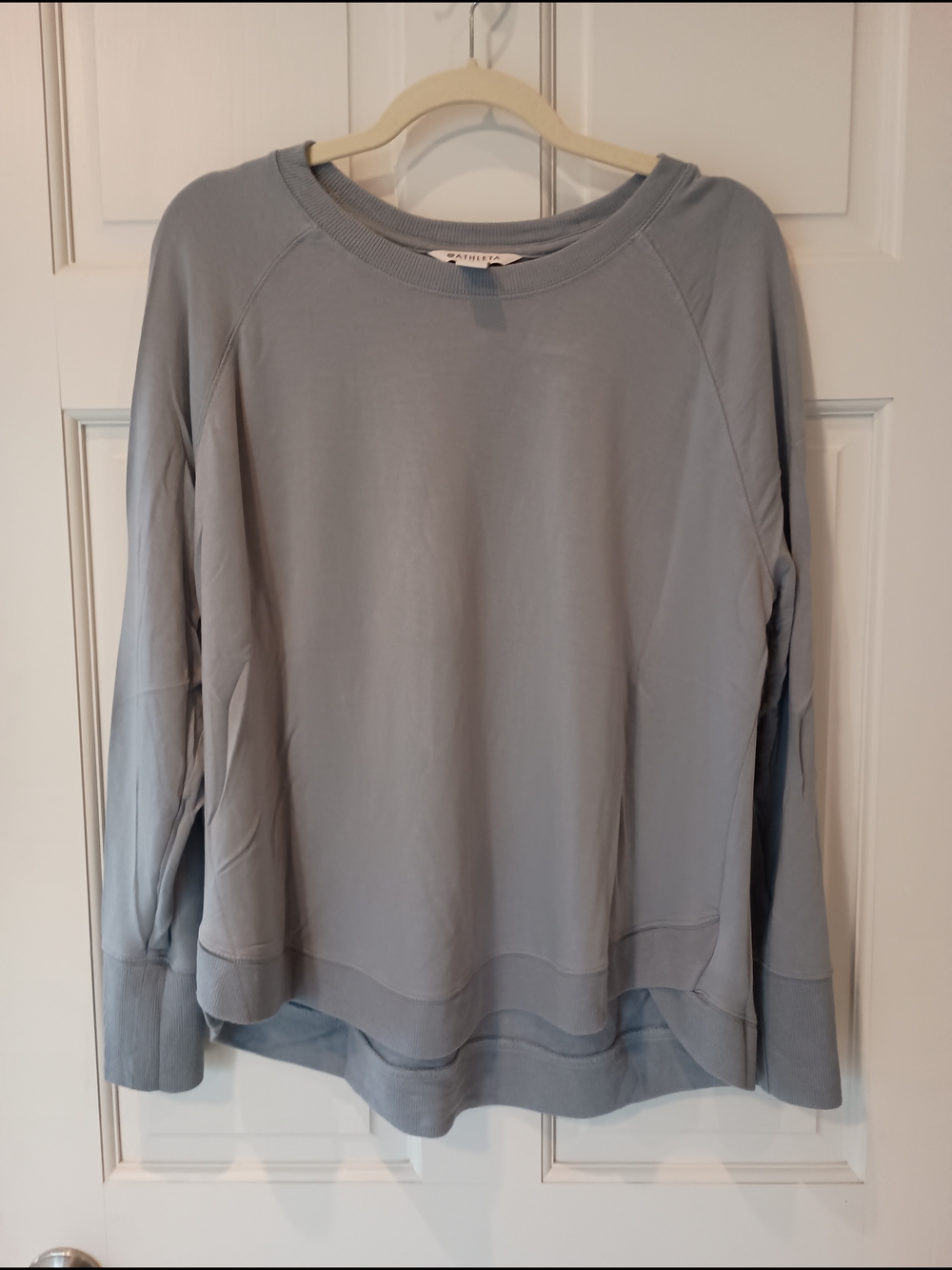 Athleta Light Blue Mindset Crewneck Sweatshirt
